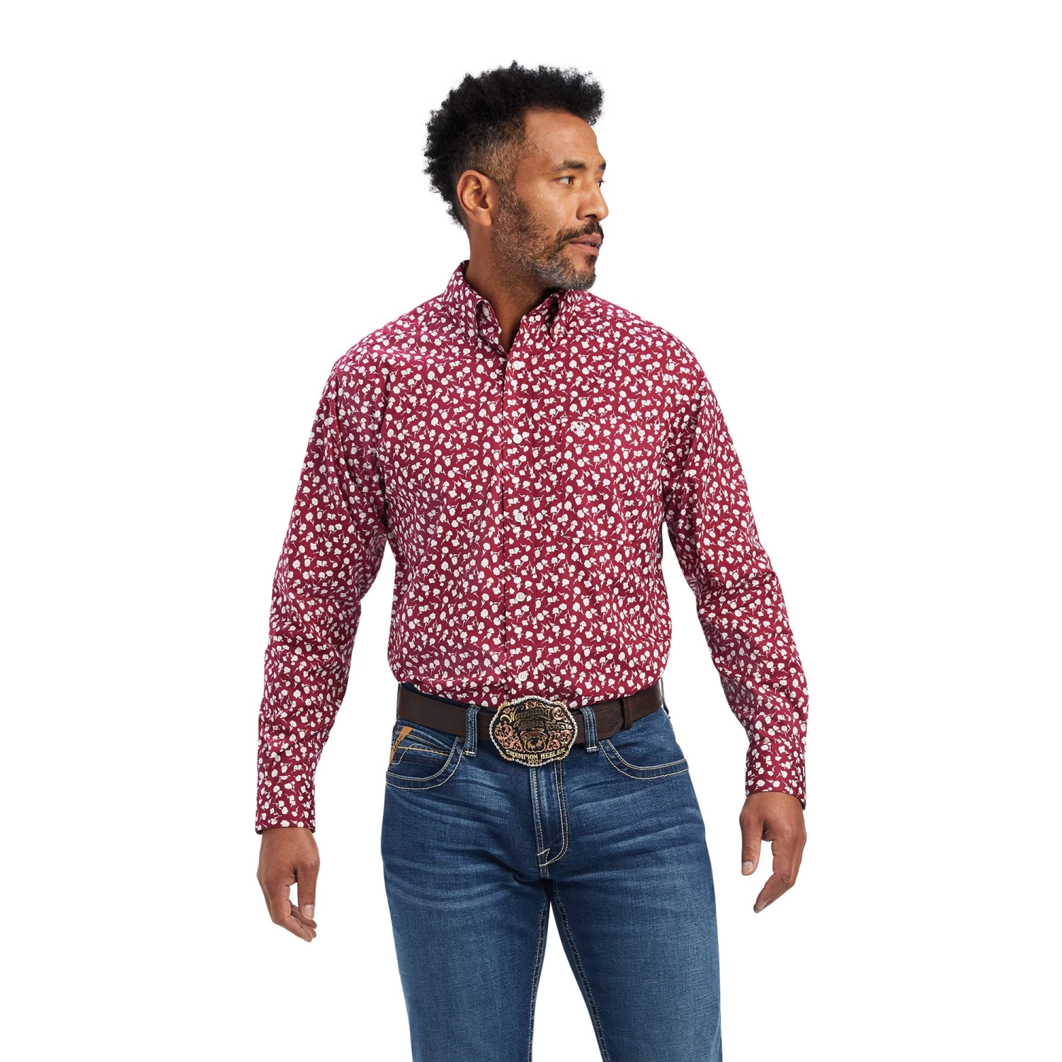 Men's Ariat Nino Stretch Classic Fit Button Down Shirt #10041559