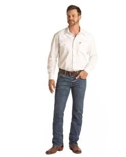 Men's Rock & Roll Cowboy Vintage 46 Revolver Jean #RRMD1RRZS1 -Western men bf932098263064b1f8b3f76ae2246332