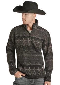 Men's Rock & Roll Cowboy Berber Pullover #RRMO91RZWZ