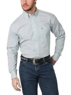 Men's Wrangler George Strait Button Down Shirt #112314991