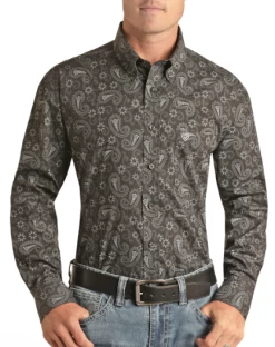 Men's Rock & Roll Cowboy Button Down Shirt #RRMSODR0QK