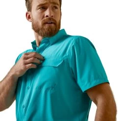 Men's Ariat VentTEK Outbound Fitted Button Down Shirt #10045036 7 Men's Ariat VentTEK Outbound Fitted Button Down Shirt #10045036 -Western men ccc6aa05e6c0d110c13d62530d296293