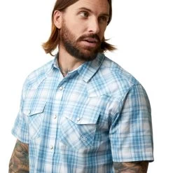 Men's Ariat Hanniston Retro Snap Front Shirt #10044967 -Western men d2673fd4ffc337eccf1ef37edb7a3b47