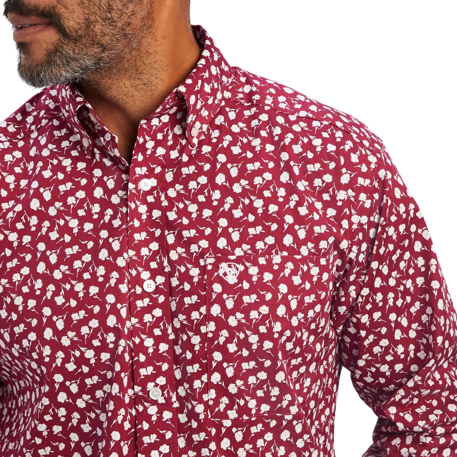 Men's Ariat Nino Stretch Classic Fit Button Down Shirt #10041559 2 Men's Ariat Nino Stretch Classic Fit Button Down Shirt #10041559 - Image 2