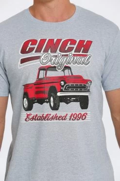 Men's Cinch Grey T-Shirt #MTT1690514 -Western men dbefe7c0f2d0de1e463a4fd4f2b20508