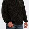 Men's Cinch Aztec Printed Polar Fleece Pullover #MWK1514015