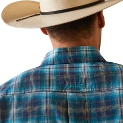 Men's Ariat Kenneth Plaid Button Down Shirt #10043645 -Western men e6d8891be16a8e5176724d9459d4c3e2