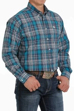 Men's Cinch Button Down Shirt #MTW1105307TEA
