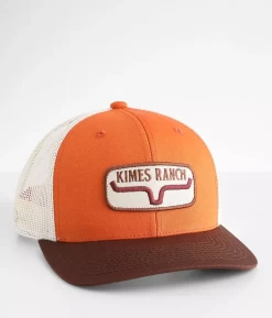 Men's Kimes Rolling Trucker Burnt Orange Cap