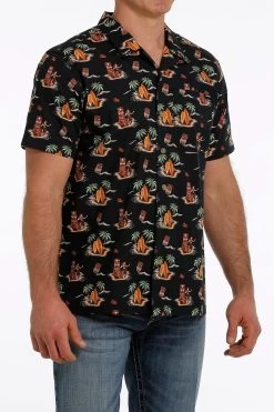 Men's Cinch Button Down Shirt #MTW1401003 -Western men f2da752e015377a9787a0187ae3d0c48