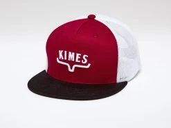 Men's Kimes Huxton Trucker Dark Red Cap