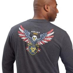 Men's Ariat Rebar Cotton Strong American Raptor T-Shirt #10041422X -Western men f6f0c5076668eec5a96e5f1de3a31e4c dd9a55af 8d64 4518 88bf 41639acdb5a5