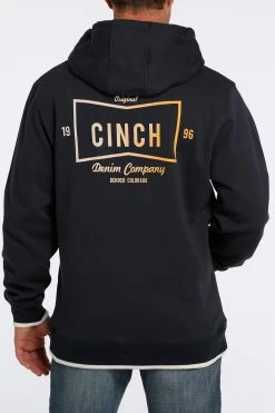 Men's Cinch Navy Hoodie #MWK1206022 -Western men f98817af39904d4e4a67ba4a598b5857
