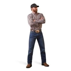 Men's Ariat Wrinkle Free Own Classic Fit Button Down Shirt #10043646 -Western men fa397333353bb41b1b5cdba1d99fe164