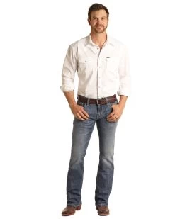 Men's Rock & Roll Cowboy Pistol Bootcut Jean #RRMD0PRZSM -Western men fcb4f78df4afa2860c8c5894d505abf4