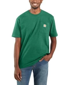 Men's Carhartt Loose Fit Heavyweight Pocket T-Shirt #K87 -Western men fdfe5acc51294ba0537585c9af9f1121