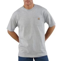 Men's Carhartt Loose Fit Heavyweight Pocket T-Shirt #K87 -Western men image K87HGY 1