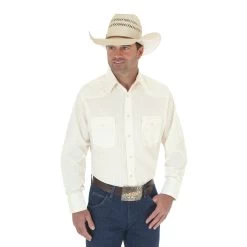 Men's Wrangler Sport Western Snap Shirt #75226TNX (Big And Tall)
